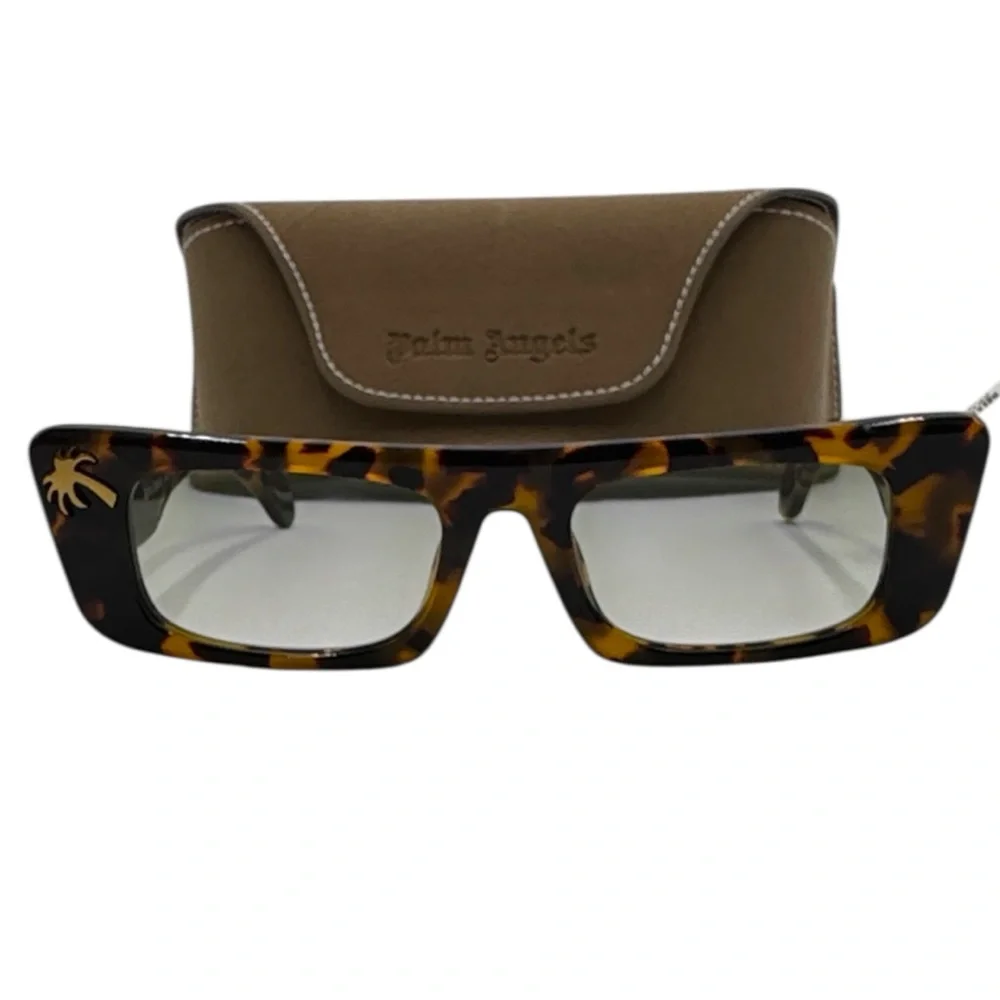 Palm Angels Arvin Sunglasses - Havana Tortoise / Gradient Green (PERI093 6054)